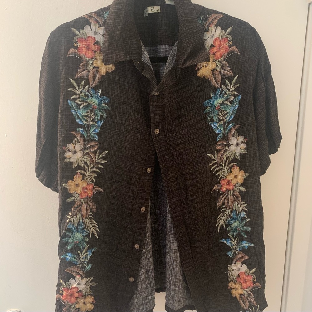 Vintage Batik Bay Hawaiian Top - 2XL